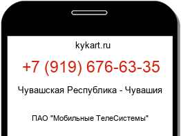 Информация о номере телефона +7 (919) 676-63-35: регион, оператор