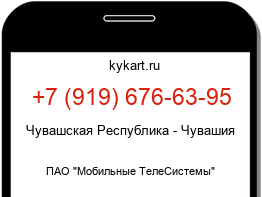 Информация о номере телефона +7 (919) 676-63-95: регион, оператор