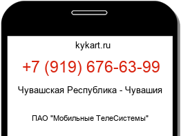 Информация о номере телефона +7 (919) 676-63-99: регион, оператор