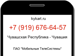 Информация о номере телефона +7 (919) 676-64-57: регион, оператор
