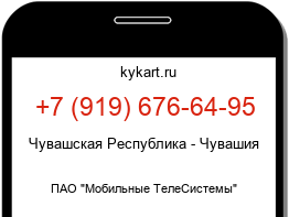 Информация о номере телефона +7 (919) 676-64-95: регион, оператор