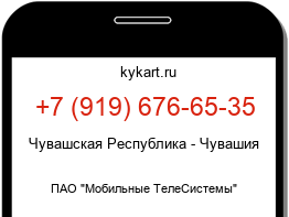 Информация о номере телефона +7 (919) 676-65-35: регион, оператор