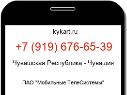 Информация о номере телефона +7 (919) 676-65-39: регион, оператор