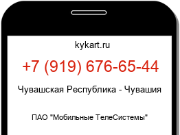 Информация о номере телефона +7 (919) 676-65-44: регион, оператор
