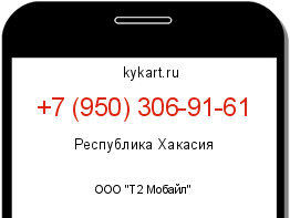 Информация о номере телефона +7 (950) 306-91-61: регион, оператор