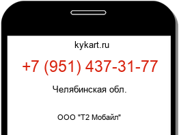 Информация о номере телефона +7 (951) 437-31-77: регион, оператор