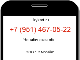 Информация о номере телефона +7 (951) 467-05-22: регион, оператор