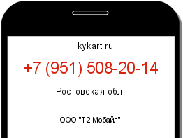 Информация о номере телефона +7 (951) 508-20-14: регион, оператор
