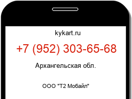 Информация о номере телефона +7 (952) 303-65-68: регион, оператор