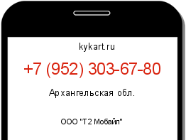 Информация о номере телефона +7 (952) 303-67-80: регион, оператор