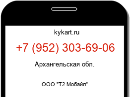 Информация о номере телефона +7 (952) 303-69-06: регион, оператор