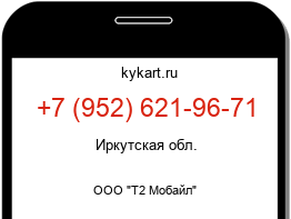 Информация о номере телефона +7 (952) 621-96-71: регион, оператор