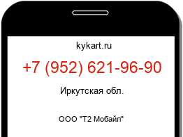 Информация о номере телефона +7 (952) 621-96-90: регион, оператор