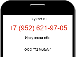 Информация о номере телефона +7 (952) 621-97-05: регион, оператор