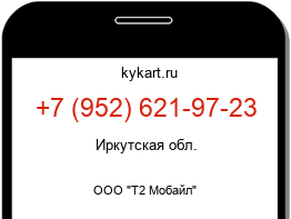 Информация о номере телефона +7 (952) 621-97-23: регион, оператор