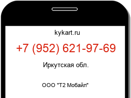 Информация о номере телефона +7 (952) 621-97-69: регион, оператор