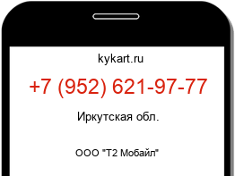 Информация о номере телефона +7 (952) 621-97-77: регион, оператор