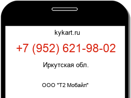 Информация о номере телефона +7 (952) 621-98-02: регион, оператор