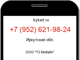 Информация о номере телефона +7 (952) 621-98-24: регион, оператор
