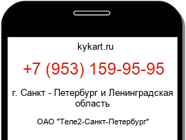 Информация о номере телефона +7 (953) 159-95-95: регион, оператор