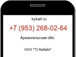 Информация о номере телефона +7 (953) 268-02-64: регион, оператор