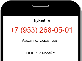 Информация о номере телефона +7 (953) 268-05-01: регион, оператор
