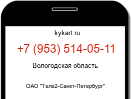 Информация о номере телефона +7 (953) 514-05-11: регион, оператор