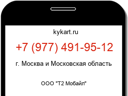 Информация о номере телефона +7 (977) 491-95-12: регион, оператор