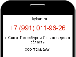 Информация о номере телефона +7 (991) 011-96-26: регион, оператор