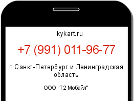 Информация о номере телефона +7 (991) 011-96-77: регион, оператор