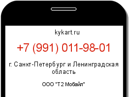 Информация о номере телефона +7 (991) 011-98-01: регион, оператор