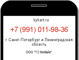 Информация о номере телефона +7 (991) 011-98-36: регион, оператор