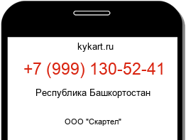 Информация о номере телефона +7 (999) 130-52-41: регион, оператор