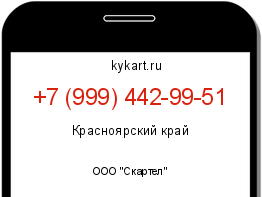 Информация о номере телефона +7 (999) 442-99-51: регион, оператор