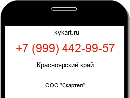Информация о номере телефона +7 (999) 442-99-57: регион, оператор