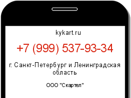 Информация о номере телефона +7 (999) 537-93-34: регион, оператор