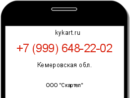 Информация о номере телефона +7 (999) 648-22-02: регион, оператор